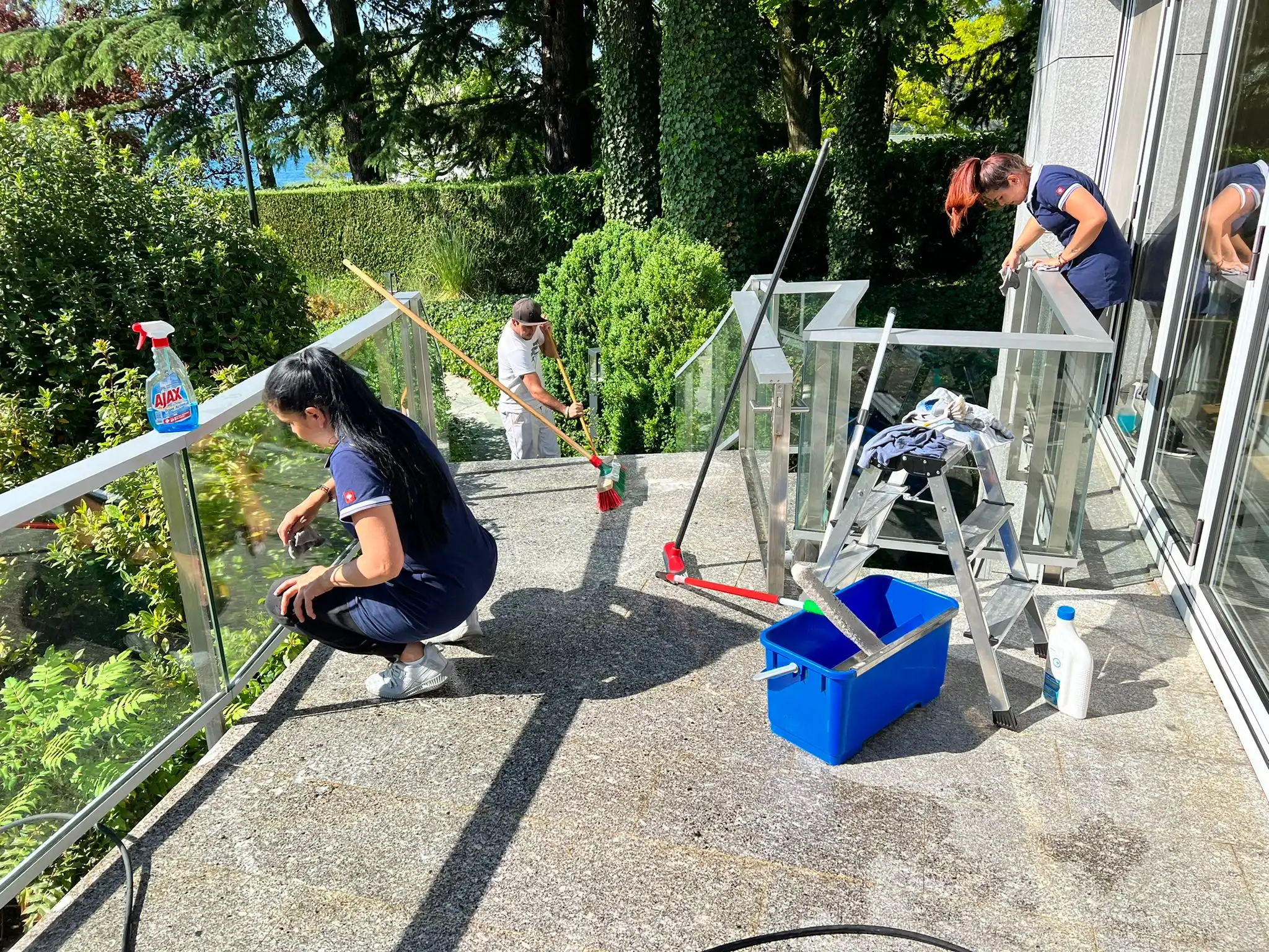 Terrasse et espaces professionnels